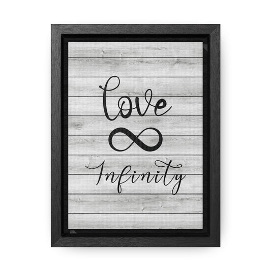 Canvas Wraps, Love and Infinity Wall Art