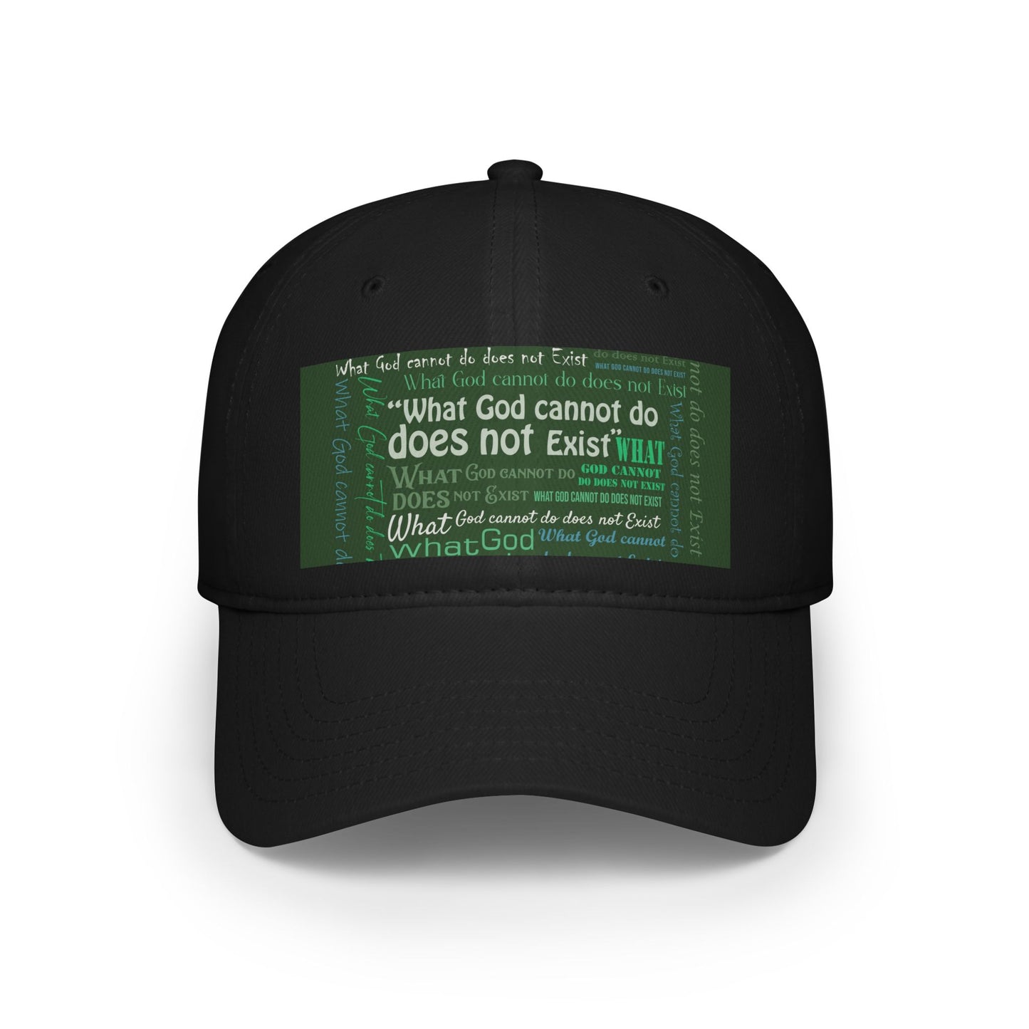 Baseball Cap with what God can not do does not exist