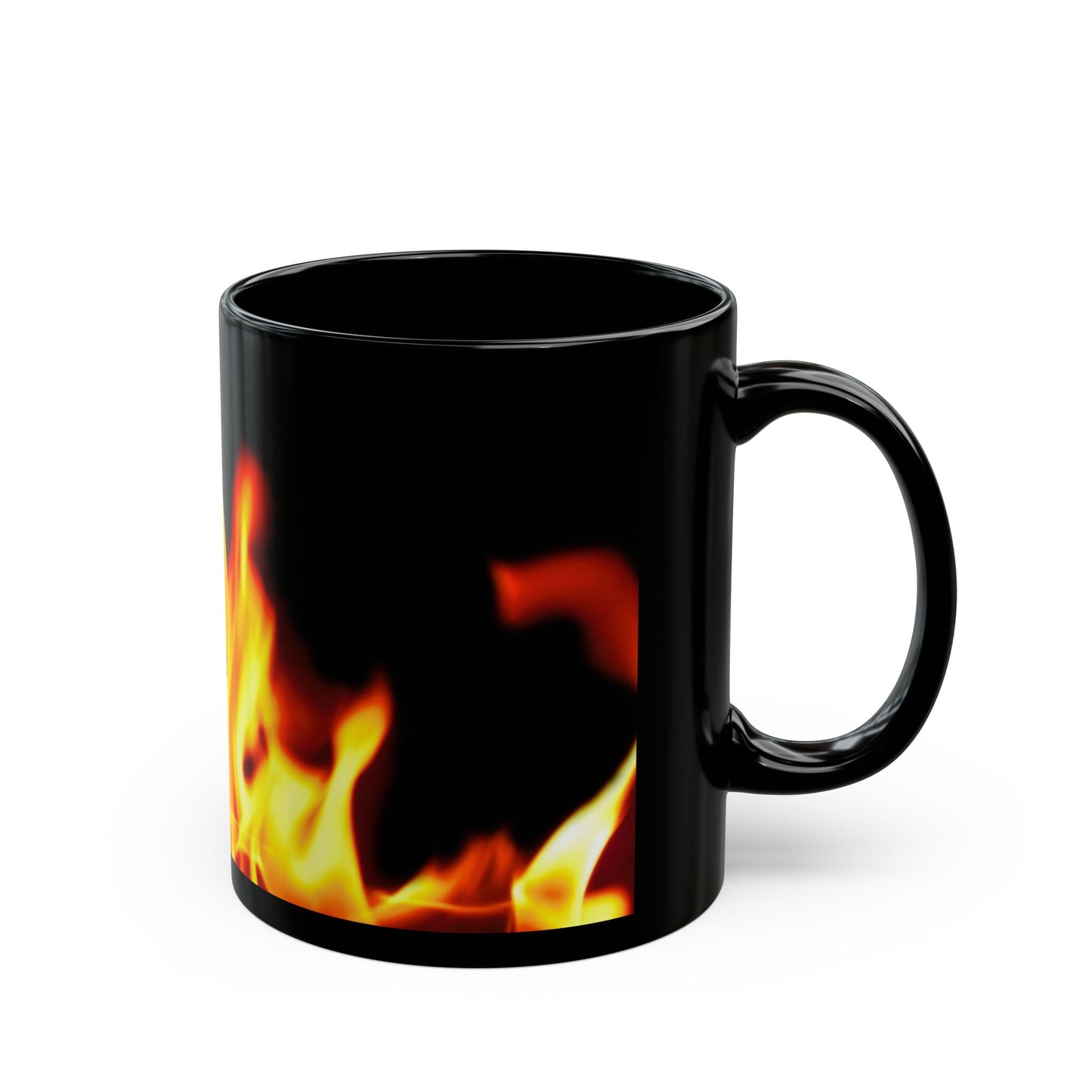 Mug - El-Roi Christian Words Fire Design - Family Gifts