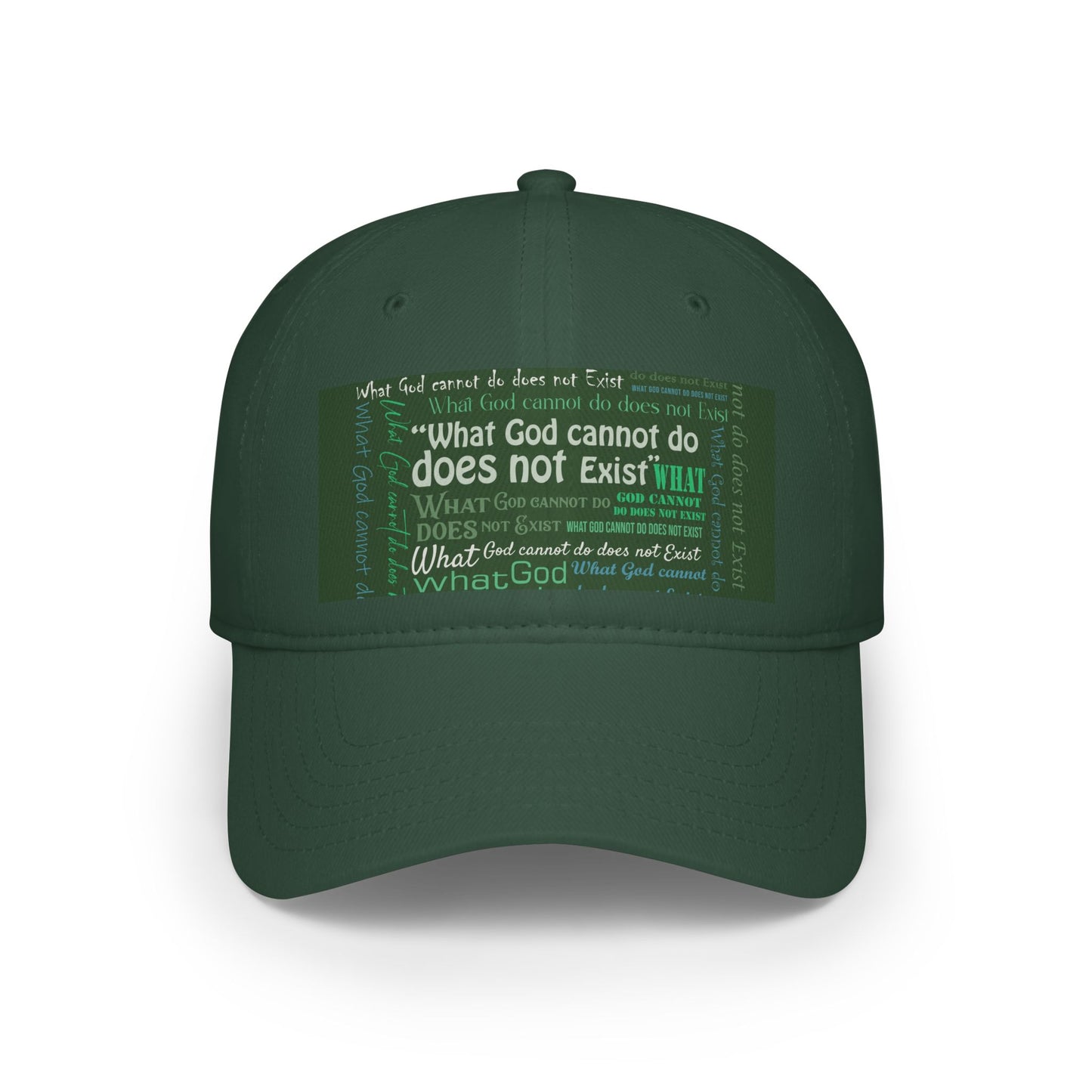 Baseball Cap with what God can not do does not exist